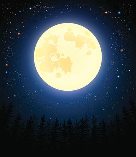 Royalty Free Full Moon Clip Art, Vector Images & Illustrations - iStock