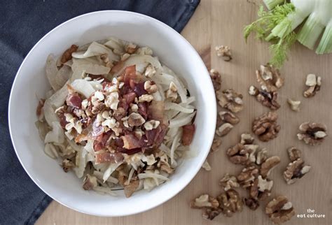 AUTUMN SALAD WITH FENNEL AND SPECK