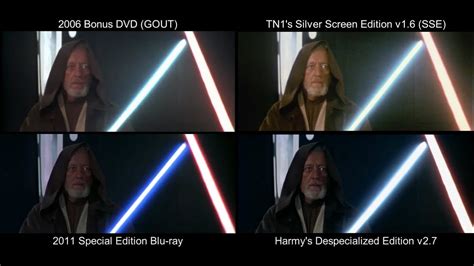 ORIGINAL Obi-Wan Kenobi vs Darth Vader | Star Wars (1977) [DeEd, Blu ...