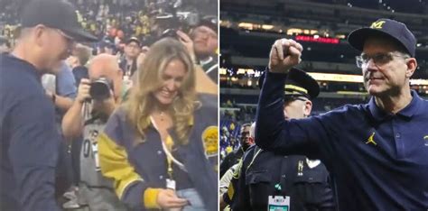 Jim Harbaugh’s Daughter Grace Goes Viral After Michigan Wins Big 10 ...