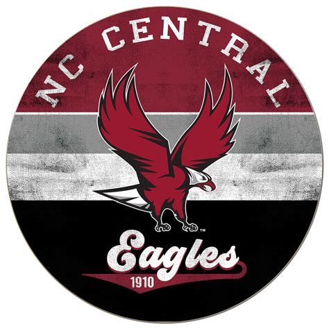 North Carolina Central Eagles 20'' x 20'' Retro Logo Circle Sign