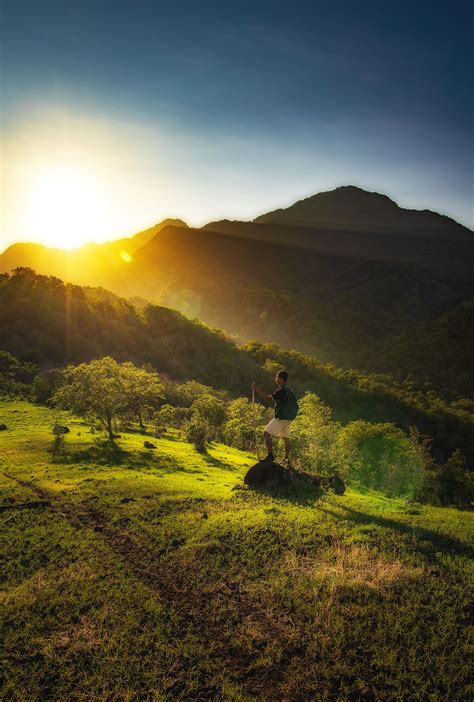 This is our backyard, lined with hills with magnificent sunrise that ...