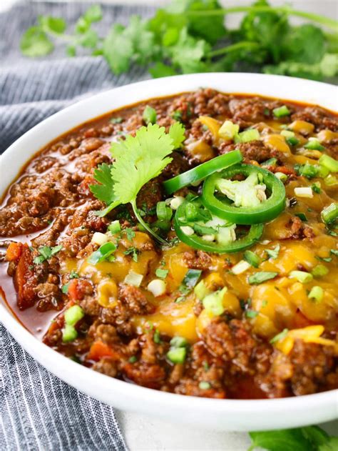 Best Texas Style Chili Recipe (No Beans) - Taste And See