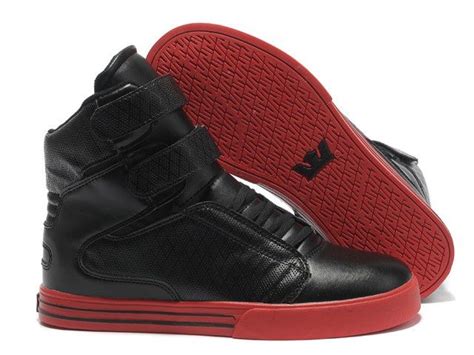 Supra Skytop High Red Black White Perforated Find more here http://www ...