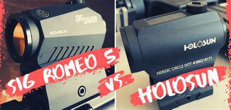 Sig Romeo5 Vs Holosun 503c [Which Red Dot Wins?] - Red Dot Shooters