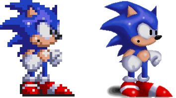 Sonic 16 bit remade by tailsairlines on DeviantArt