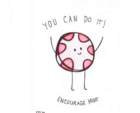 Encourage Mint (Candy) by InkImagined on Etsy Cute Puns, Funny Puns, Funny Quotes, Hilarious ...