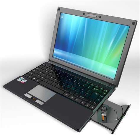 3d notebook laptop model