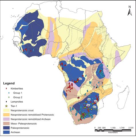 Table 1 from Overview of Diamond Resources in Africa | Semantic Scholar