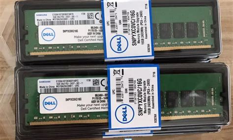 Dell Memory 16gb 2rx8 Ddr4 2666mhz Snpdfk3yc/16g Aa138422 - Buy Dell ...