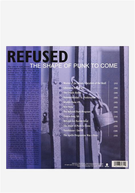 Refused-The Shape Of Punk To Come Exclusive 2 LP Color Vinyl | Newbury ...