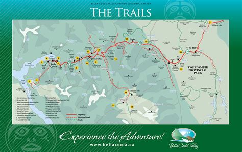 Bella Coola Valley Trail Map - Bella Coola British Columbia • mappery