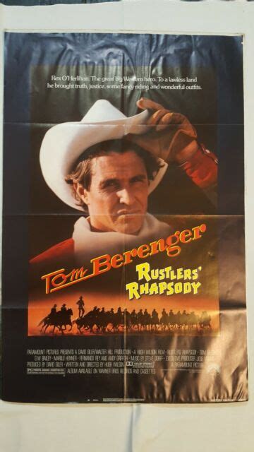 Rustlers Rhapsody 1985 Vintage 27x41 Movie Poster Tom Berenger Western ...