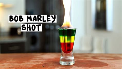 Flaming Bob Marley Shot - Tipsy Bartender