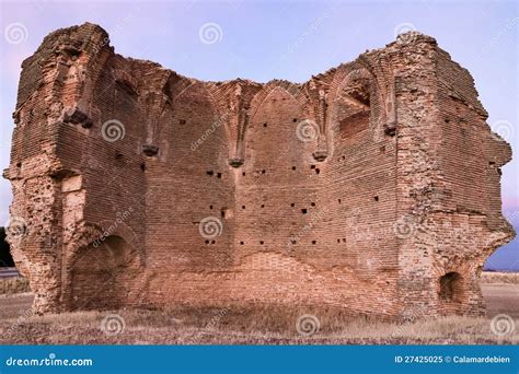 Ruin of Castle in Avila, Spain Stock Image - Image of landscape ...