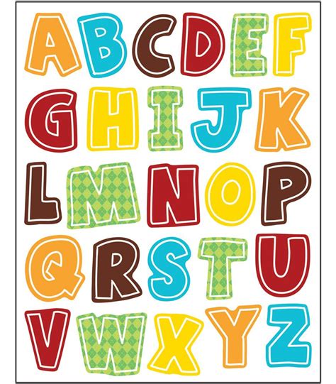 Hipster Alphabet Uppercase Letters Shape Stickers | Moldes de letras, Abecedario y Disenos de unas