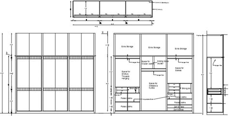 DIFFERENT WARDROBE IDEAS| AUTOCAD FILES | - Autocad Files - Medium