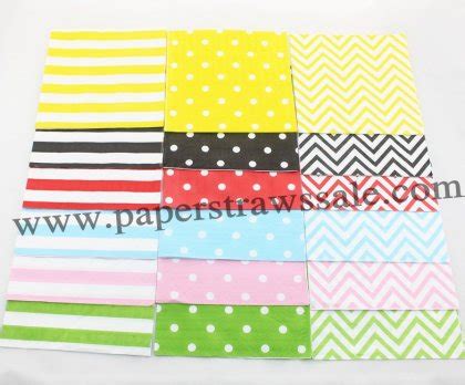 Paper Napkins Wholesale,4000pcs Mixed 10 Colors Polka Dot Paper Napkins