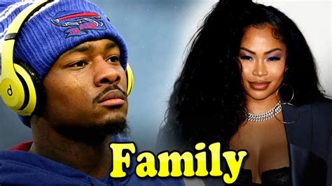 Stefon Diggs Family With Girlfriend Tae Heckard 2024 - YouTube