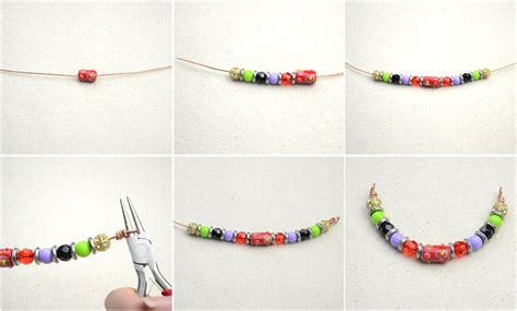 Bead and Wire Bracelet - Craftfoxes