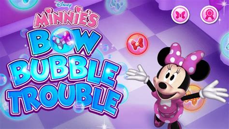 Disney Minnie Mouse - Minnie's Bow Bubble Trouble (Game For Kids) - YouTube