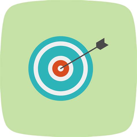 Bullseye Icon Vector Illustration 425420 Vector Art at Vecteezy