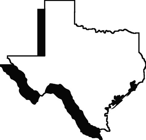 Texas State Silhouette at GetDrawings | Free download