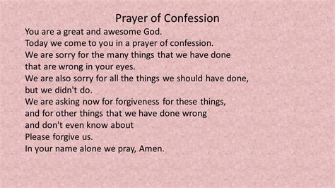 05 20200510 Prayer of Confession - YouTube