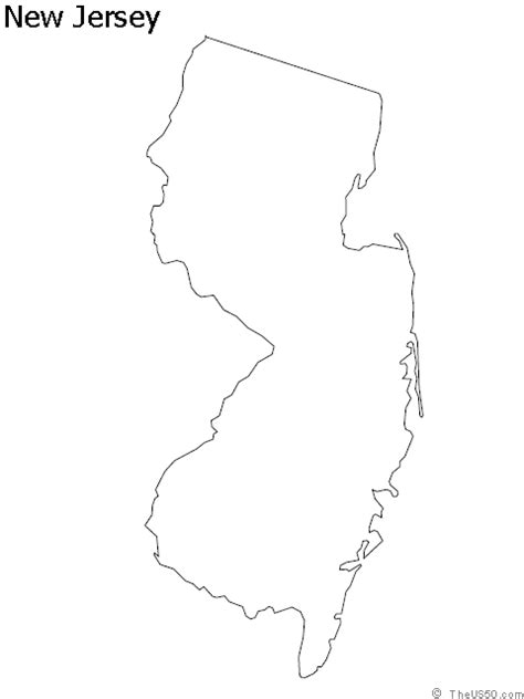 New Jersey Outline Vector at Vectorified.com | Collection of New Jersey Outline Vector free for ...