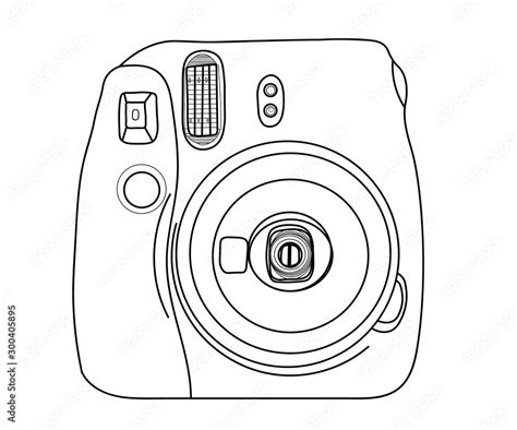 Vetor de instant print vintage retro antique new camera vector do Stock | Adobe Stock