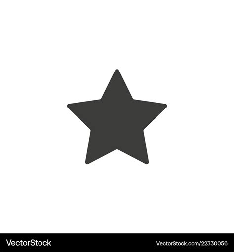 Star icon simple flat symbol perfect Royalty Free Vector