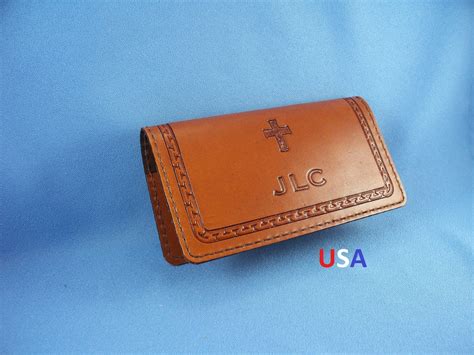 Checkbook Cover Personalized Beautiful Hand Carved Leather - Etsy