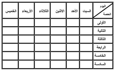 الجدول المدرسي الجدول المدرسي يتسبب في مشكلات كثيرة تعصف بالسلام بين المعلمين في كل عام دراسي ...