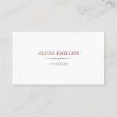 Minimalist business card | Zazzle