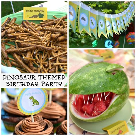 PlaceOfMyTaste: DINOSAUR THEMED PARTY { ...and FREE printables ...