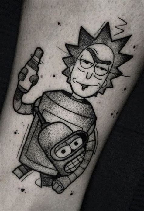 35+ Amazing Rick Sanchez Tattoos with Meanings and Ideas - Body Art Guru