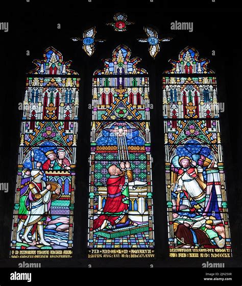 Ely cathedral stained glass window hi-res stock photography and images ...