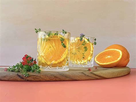 Orange Kombucha Mocktail - The Fast 800