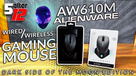 Alienware 610m Wired Wireless Gaming Mouse Aw610m (dark Side Of The ...