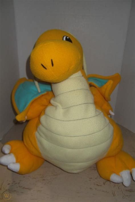 Giant Dragonite Plush, Official Nintendo Stuffed Animal 24" Pokemon Game Freak | #1724368124