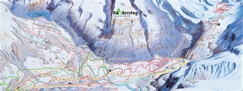 Kandersteg Trail Map • Piste Map • Panoramic Mountain Map