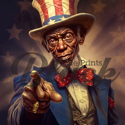 Black Uncle Sam - Etsy