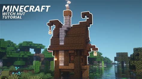 Minecraft: How to Build a Witch House | Witch Hut Transformation Tutorial - YouTube