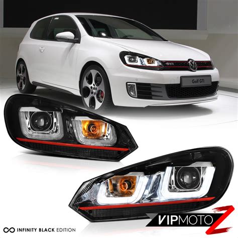 2010-2014 Volkswagen MK6 GTI GOLF Sportwagon OLED Neon Tube Red ...