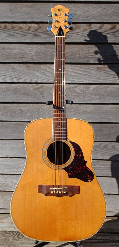 BC RICO (BC RICH) BIRD'S EYE MAPLE, ACOUSTIC DREADNAUGHT GUITAR. For Sale | Antiques.com ...