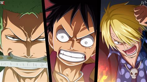 One Piece Luffy Roronoa Zoro Sanji HD Anime Wallpapers | HD Wallpapers ...