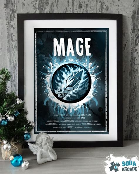 World of Warcraft: Mage Class Symbol print/poster