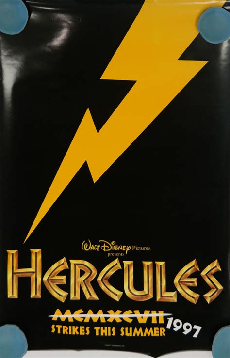 Hercules One-Sheet Black Movie Poster - ID: octhercules19351 | Van Eaton Galleries