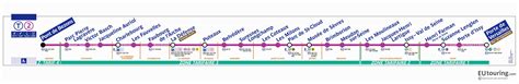 T2 Paris tramway map - Map of t2 Paris tramway (Île-de-France - France)