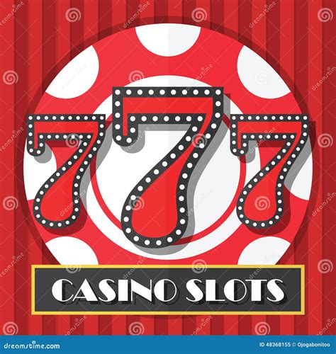 Lucky Seven Casino Slot Machine Background, Icon Cartoon Vector ...